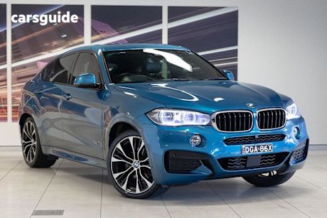 Blue 2019 BMW X6 SUV XDRIVE30D 4X4