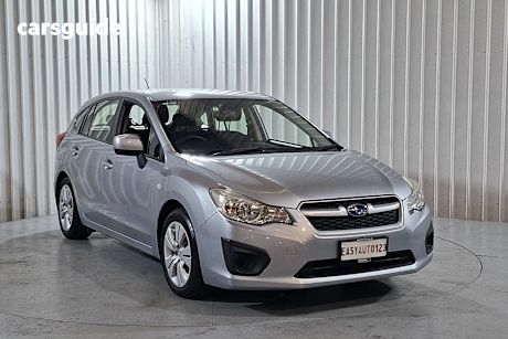 Silver 2013 Subaru Impreza Hatchback 2.0I (awd)