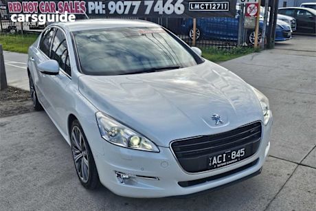 White 2014 Peugeot 508 Sedan GT HDI