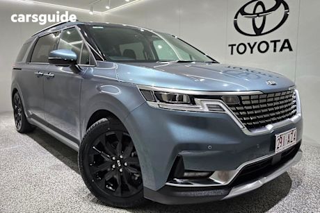 Blue 2020 Kia Carnival Wagon Platinum