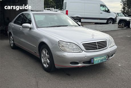 Silver 2002 Mercedes-Benz S320 Sedan