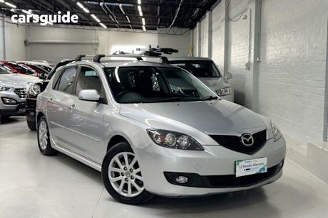 Silver 2009 Mazda 3 Hatchback Maxx Sport