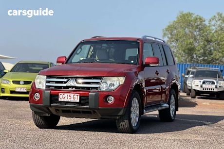 Red 2007 Mitsubishi Pajero Wagon Exceed LWB (4X4)