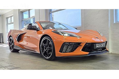 Orange 2022 Chevrolet Corvette Convertible STINGRAY 3LT R