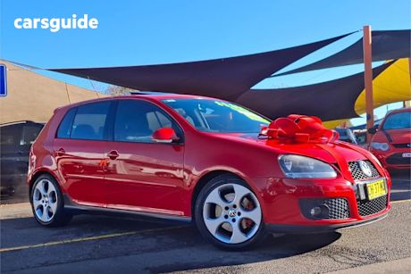 Red 2008 Volkswagen Golf Hatchback GTI