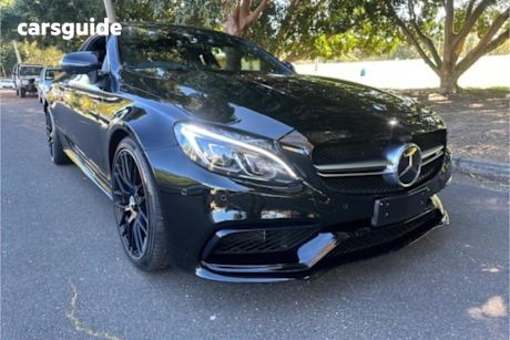 Black 2017 Mercedes-Benz C63 Coupe S