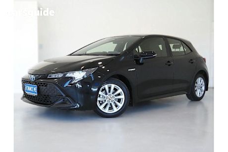 Black 2023 Toyota Corolla Hatch ASCENT SPORT HYBRID F