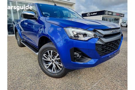 Blue 2024 Isuzu D-MAX Crew Cab Utility LS-U (4X4)