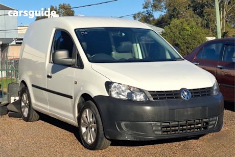 White 2013 Volkswagen Caddy Wagon TDI250 Trendline