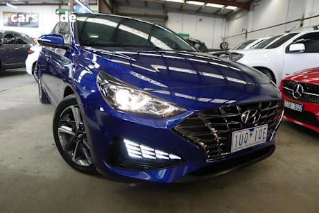 Blue 2021 Hyundai I30 Hatchback Elite