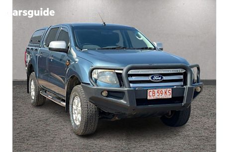 Blue 2014 Ford Ranger Dual Cab Utility XLS 3.2 (4X4)
