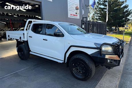 White 2021 Nissan Navara Dual Cab Chassis SL (4X4)