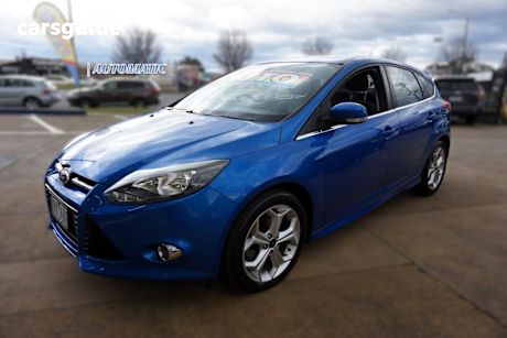 Blue 2014 Ford Focus Hatchback Sport