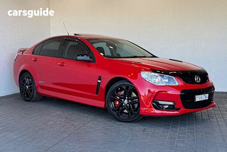 Red 2017 Holden Commodore Sedan SS