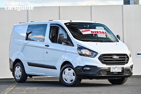 White 2018 Ford Transit Custom Van 300S (swb) High Roof