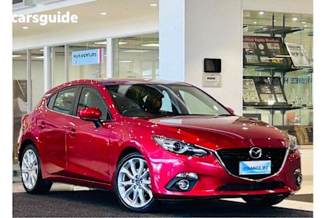Red 2016 Mazda Mazda3 Hatch SP25 GT F