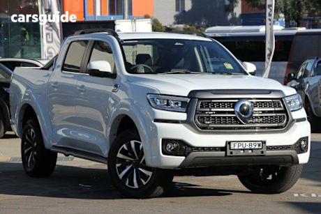 White 2025 GWM Cannon Dual Cab Utility Ultra (4X4)