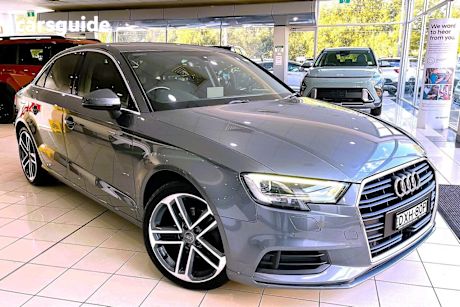 Grey 2018 Audi A3 Sedan 1.4 Tfsi COD