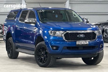Blue 2021 Ford Ranger Double Cab Pick Up XLT 3.2 (4X4)