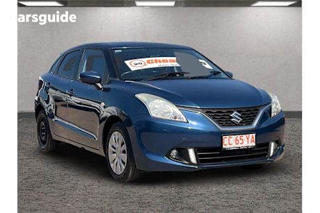 Blue 2016 Suzuki Baleno Hatchback GL