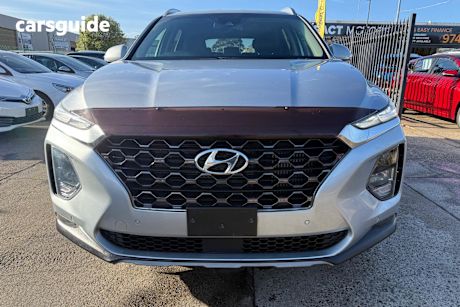 Silver 2019 Hyundai Santa FE Wagon Elite Crdi Dark (awd)