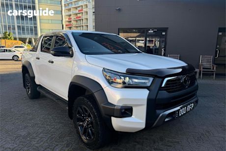 White 2023 Toyota Hilux Double Cab Pick Up Rogue (4X4)