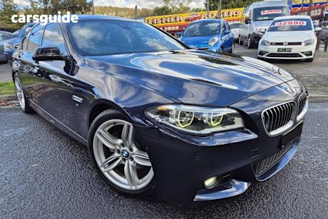 Blue 2014 BMW 528I Sedan Modern Line