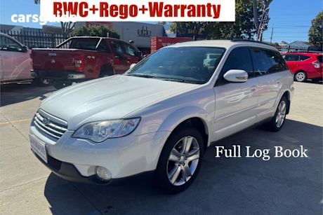 White 2008 Subaru Outback Wagon 2.5I
