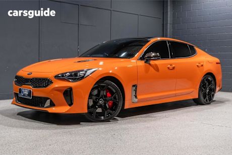 Orange 2020 Kia Stinger Sedan GT (black Leather)