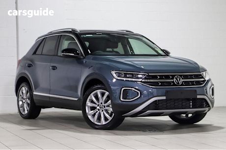 Blue 2025 Volkswagen T-ROC SUV 110TSI STYLE F