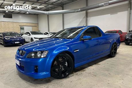 Blue 2009 Holden Commodore Utility SS-V