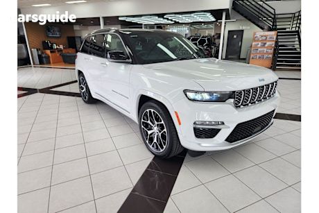 White 2023 Jeep Grand Cherokee Wagon SUMMIT RESERVE 4XE 4X4