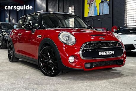 Red 2015 Mini Cooper Hatchback S