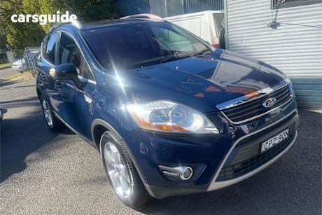 Blue 2012 Ford Kuga Wagon Titanium