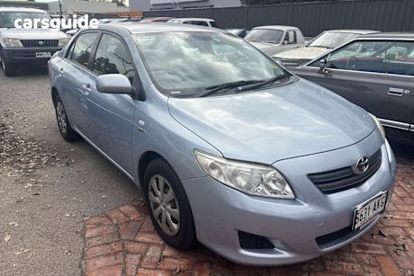 Blue 2009 Toyota Corolla Sedan Ascent