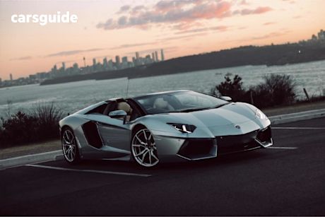 Silver 2014 Lamborghini Aventador Roadster LP700