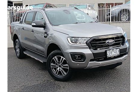 Silver 2021 Ford Ranger Ute Tray WILDTRAK 4X4