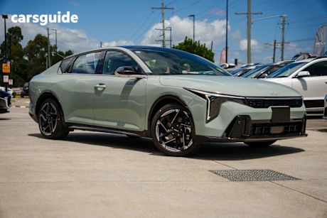 Green 2025 Kia K4 Sedan GT-Line