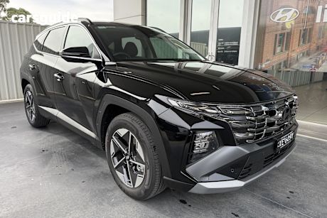 Black 2025 Hyundai Tucson Wagon Elite Hybrid (fwd)
