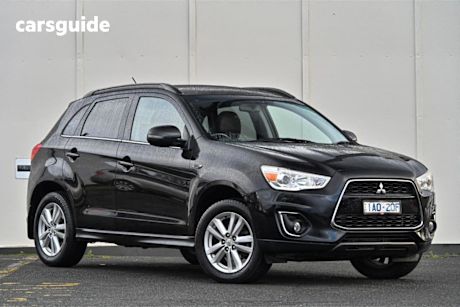 Black 2013 Mitsubishi ASX Wagon Aspire (4WD)