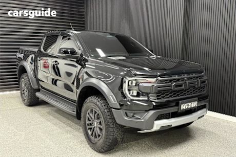 Black 2022 Ford Ranger Double Cab Pick Up Raptor 3.0 (4X4)