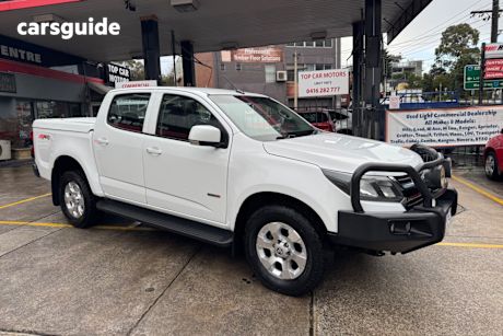 White 2016 Holden Colorado Crew Cab Pickup Lt (4X4)