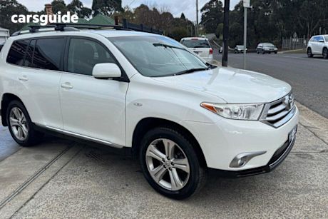 White 2012 Toyota Kluger Wagon KX-S (fwd)