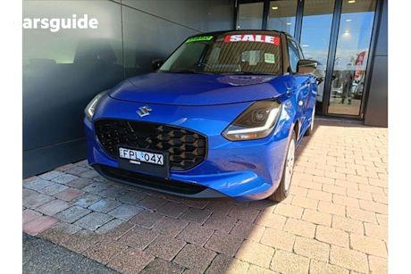 Blue 2024 Suzuki Swift Hatchback Hybrid