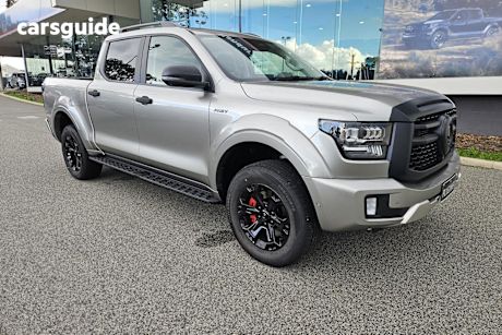 Silver 2025 GWM Cannon Alpha Dual Cab Utility Ultra Phev (4X4)