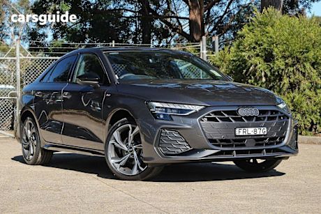 Grey 2025 Audi A3 Sedan 35 TFSI S LINE F