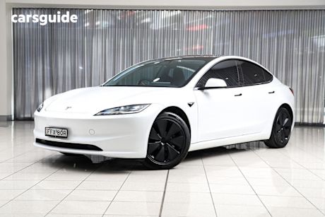 White 2024 Tesla Model 3 Sedan Long Range
