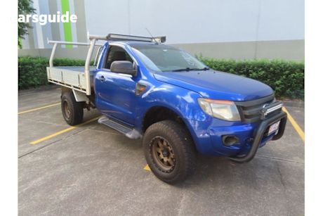Blue 2014 Ford Ranger Ute Tray XL 4X4