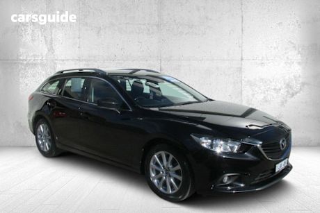 Black 2017 Mazda 6 Wagon Sport