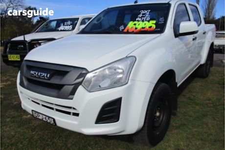 White 2017 Isuzu D-MAX Crew Cab Utility SX HI-Ride (4X2)